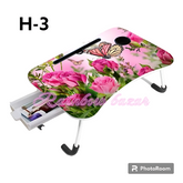 Printed laptop folding table H-3